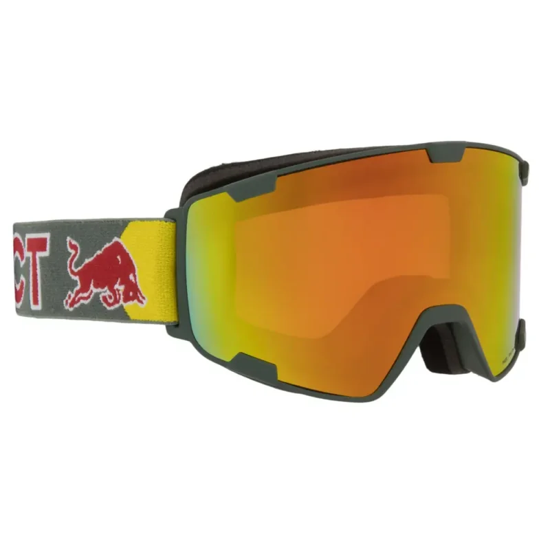 Masque de Ski Red Bull Spect Park Matt Black Smoke Silver Mirror Quantité Limitée