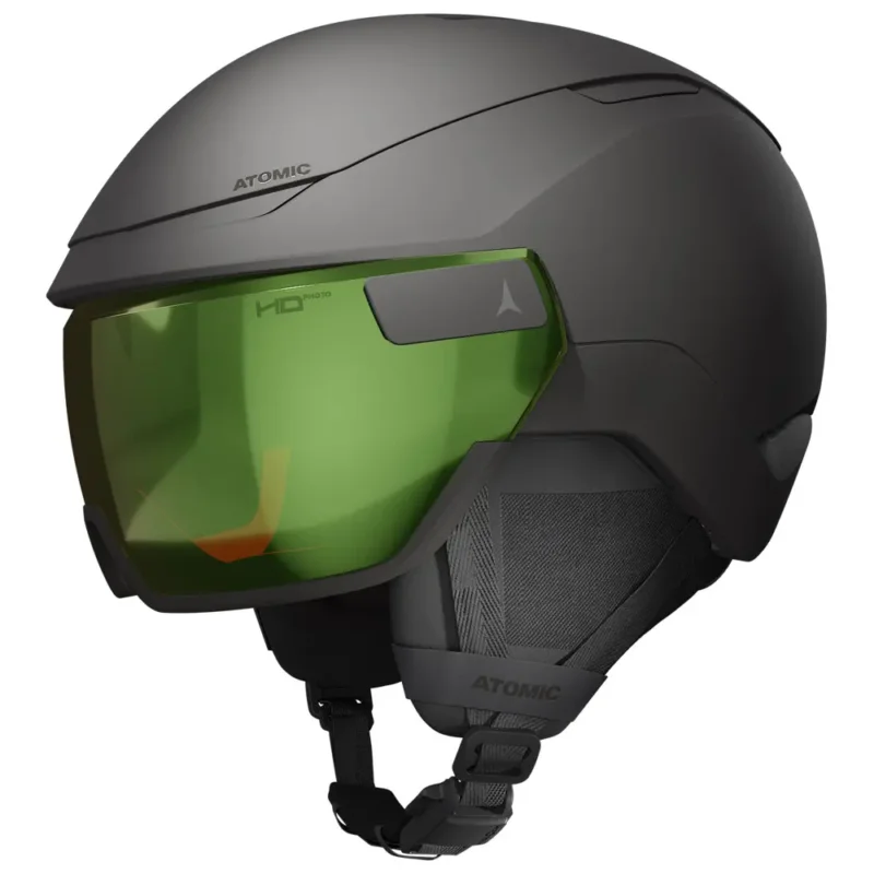 Achat Immédiat Casque de ski avec visière Atomic Revent Gt Amid Visor Hd Photo Black Green Gold