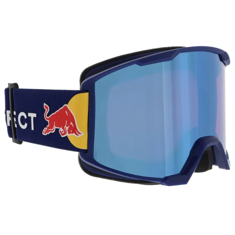 Achat Immédiat Masque de Ski Red Bull Spect Solo Matt Dark Blue Brown Red Mirror
