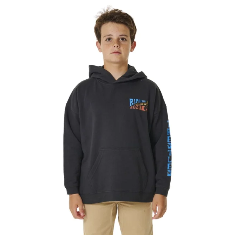 CAPUCHE RIP CURL WSL FINAL HOOD -KIDS Pas Cher