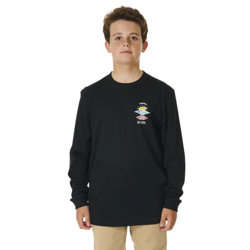 T-SHIRT RIP CURL SEARCH ICON L/S Offre Spéciale