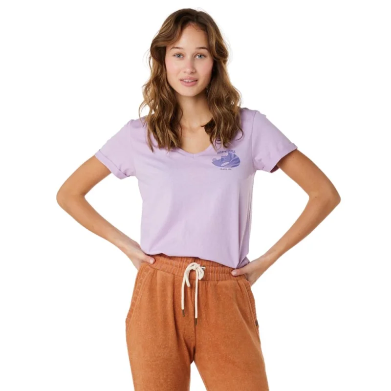 T-SHIRT RIP CURL RE-ENTRY V NECK Marque
