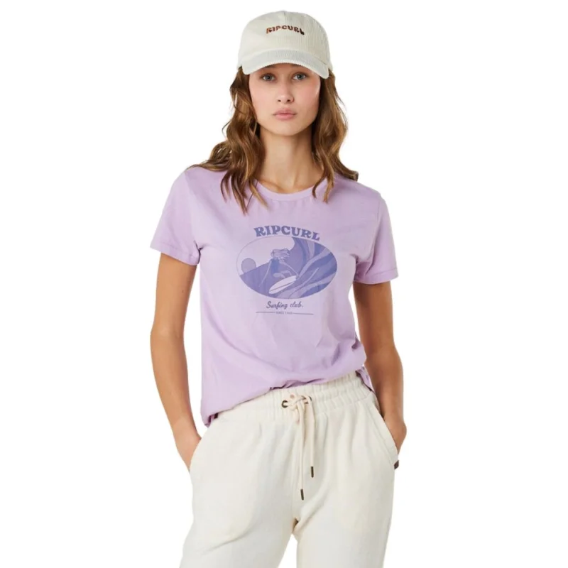 Jusqu'à Épuisement Des Stocks T-SHIRT RIP CURL RE-ENTRY CREW NECK