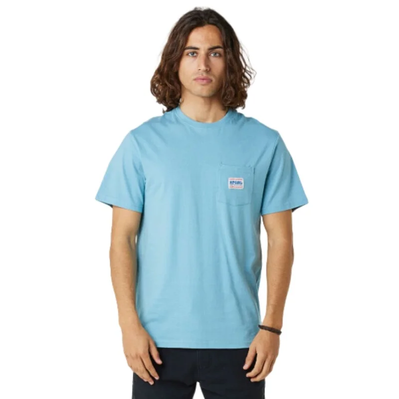 Satisfait Ou Remboursé T-SHIRT RIP CURL HORIZON BADGE S/S
