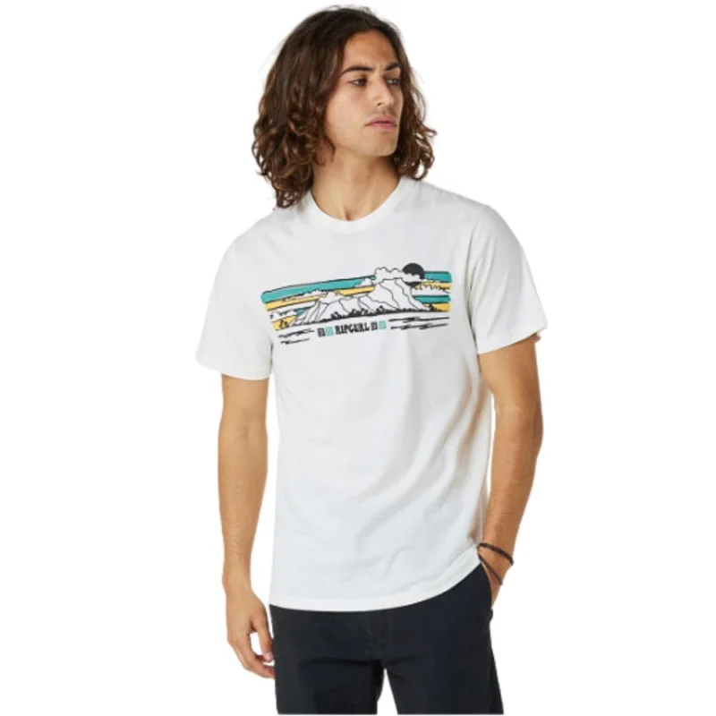T-SHIRT RIP CURL DOWN THE LINE STRIPE Dernière Chance