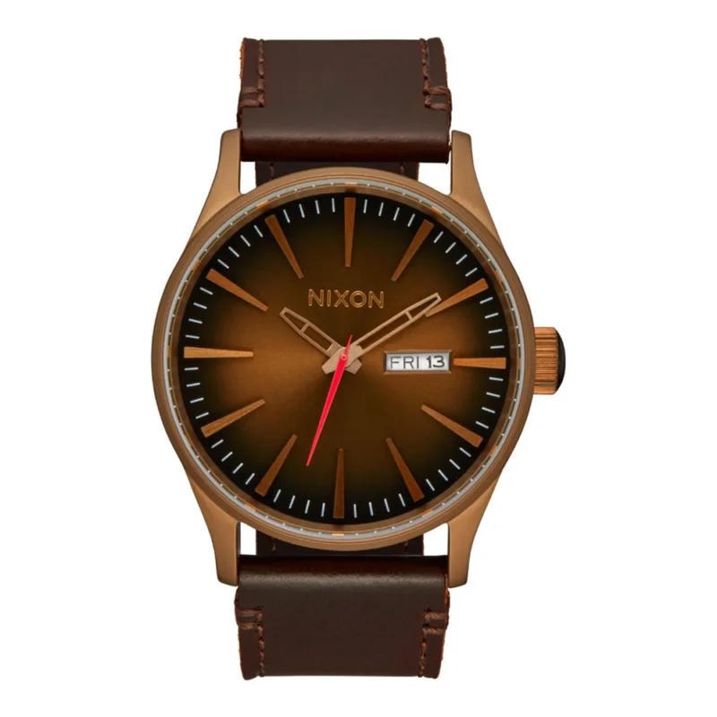MONTRE NIXON SENTRY LEATHER Solde