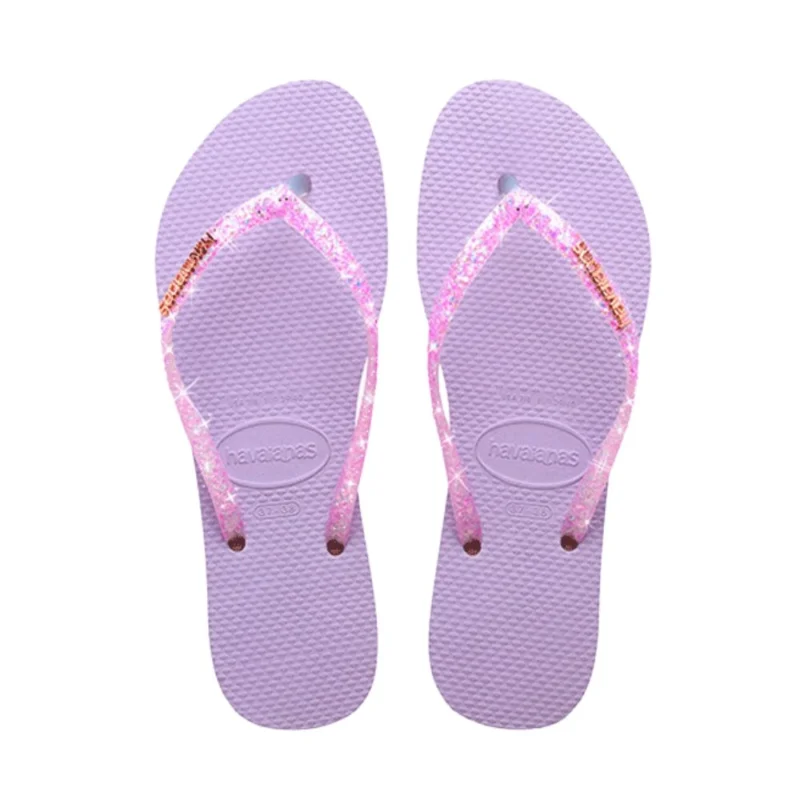 SANDALES HAVAIANAS SLIM GLITTER FLOURISH Paiement Sécurisé