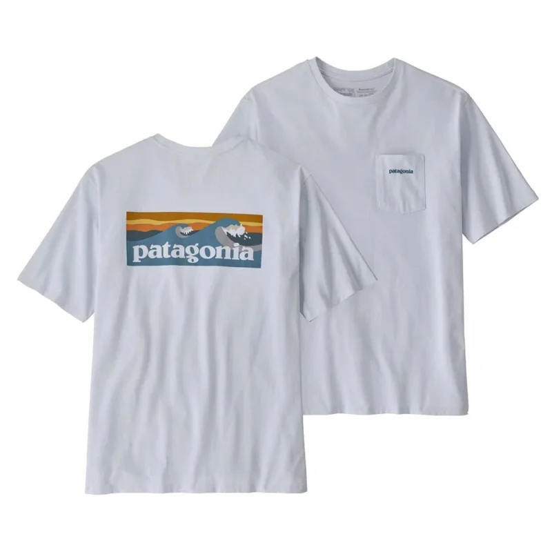 Certifié T-SHIRT PATAGONIA M‘s BOARDSHORT LOGO POCKET