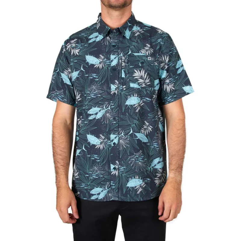 Acheter En Ligne CHEMISE SALTY CREW FEEDING FRENZY UV WOVEN