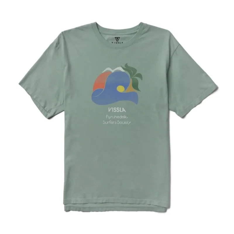 Prix Cassé T-SHIRT VISSLA PSYDHELIC WAVE ORGANIC