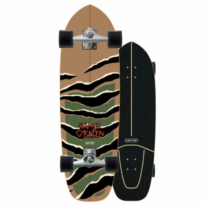 Populaire SURF SKATE CARVER JOB CAMO TIGER CX 33.5‘‘