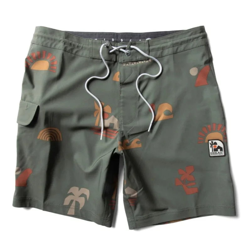 BOARDSHORT VISSLA ECOLOGY CENTER SURF FARM Petit Prix