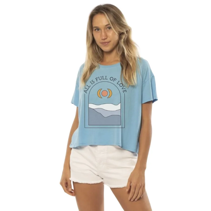T-SHIRT SISSTREVOLUTION ALL FULL SS CROP Soldes