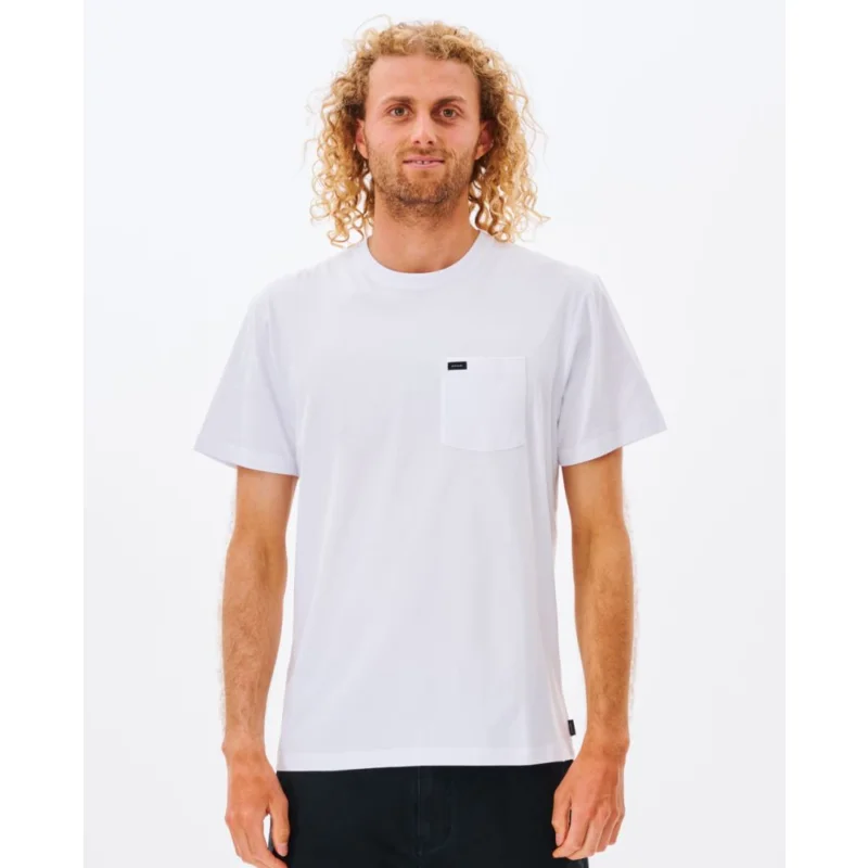T-SHIRT RIP CURL PLAIN POCKET Prix Cassé