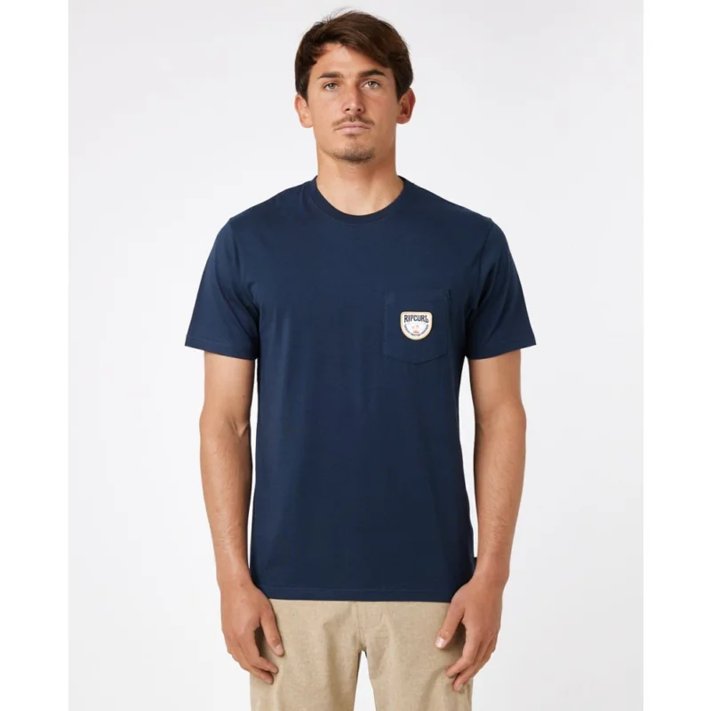T-SHIRT RIP CURL BADGE Usine Directe