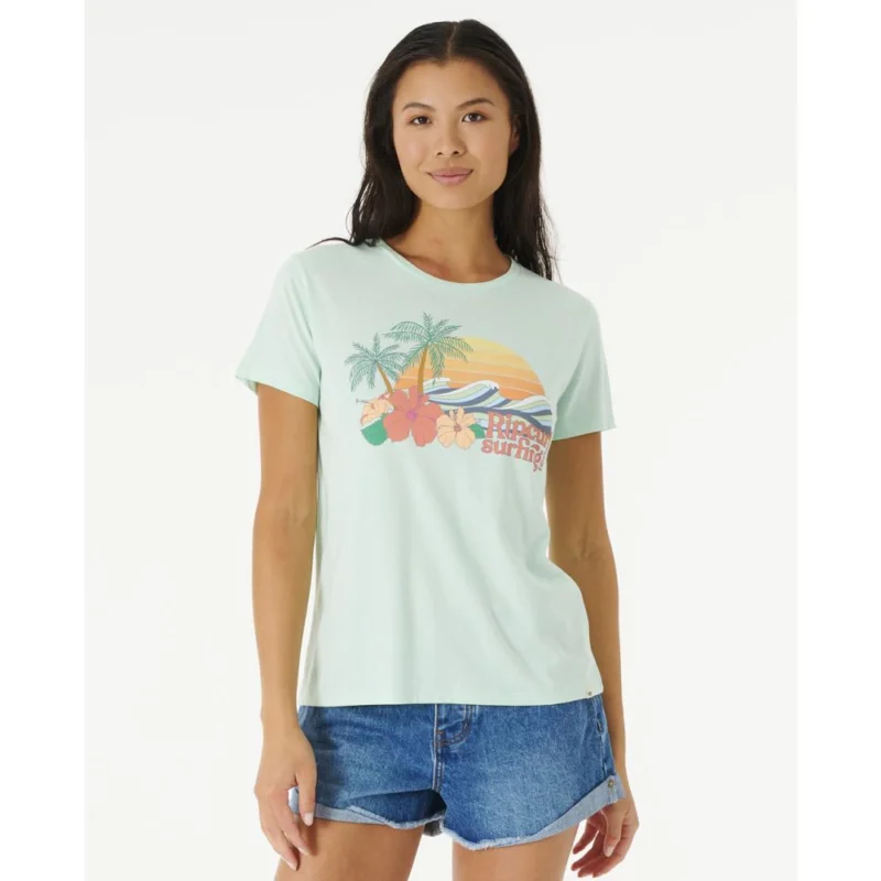 Dernier Modèle T-SHIRT RIP CURL LOW TIDE