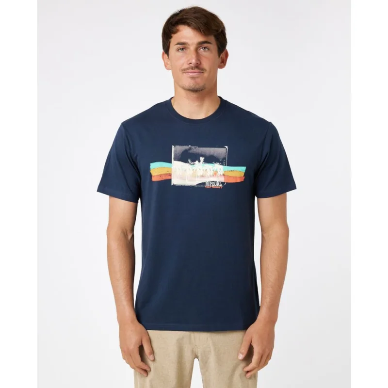 T-SHIRT RIP CURL STRIPED Nouvelle Collection