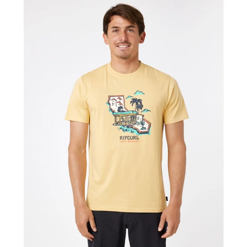T-SHIRT RIP CURL FRAMED Prix Choc