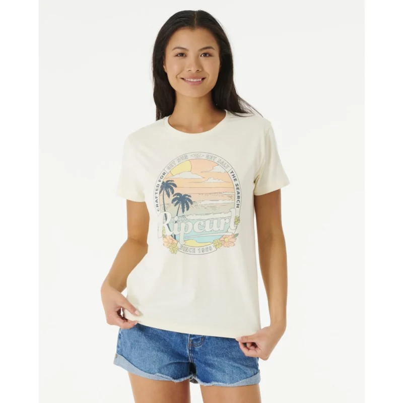 T-SHIRT RIP CURL SUN SALT STANDARD Soldes