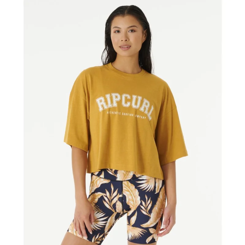 Réduction T-SHIRT RIP CURL SEACELL CROP HERITAGE