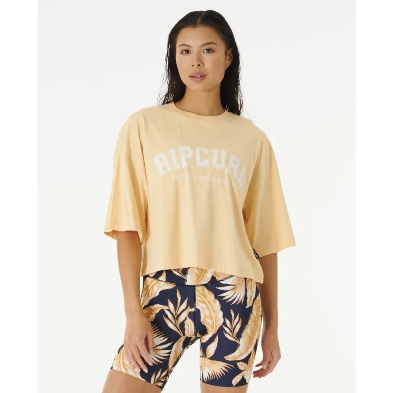 Petit Prix T-SHIRT RIP CURL SEACELL CROP HERITAGE
