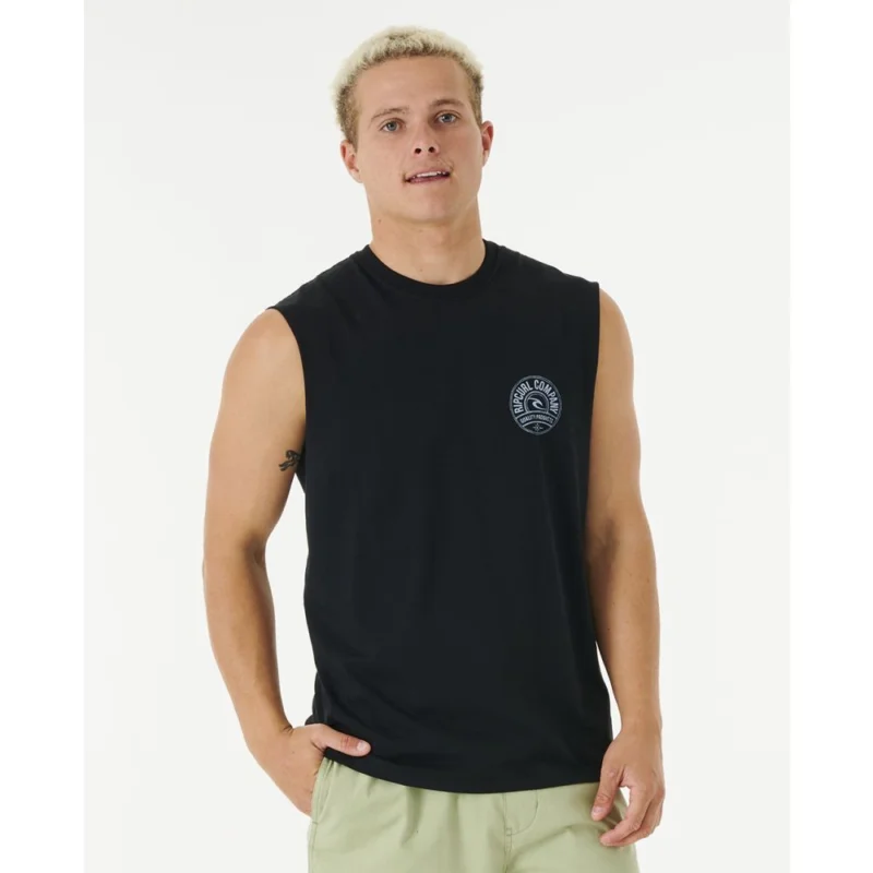 T-SHIRT RIP CURL STAPLER MUSCLE Dernière Chance