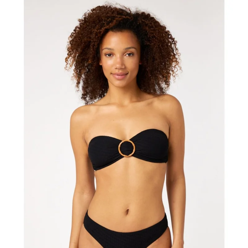TOP BIKINI RIP CURL CUSTOM RIB BANDEAU Vente Directe