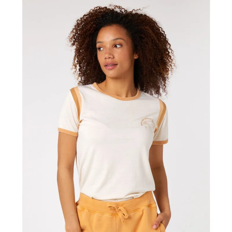 T-SHIRT RIP CURL RINGER Authentique