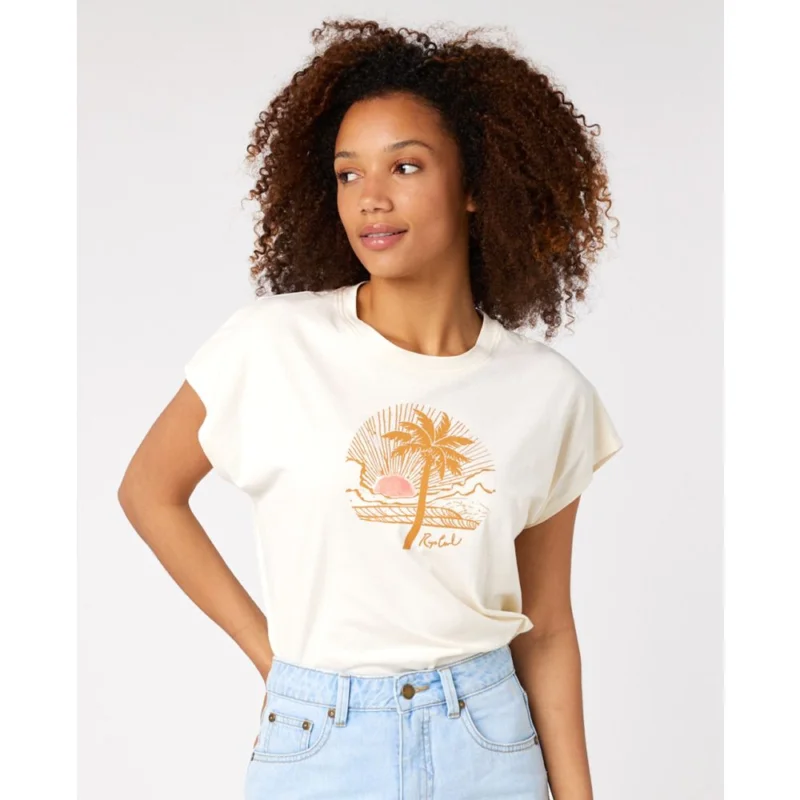 Prix Réduit T-SHIRT RIP CURL BELLA PALM