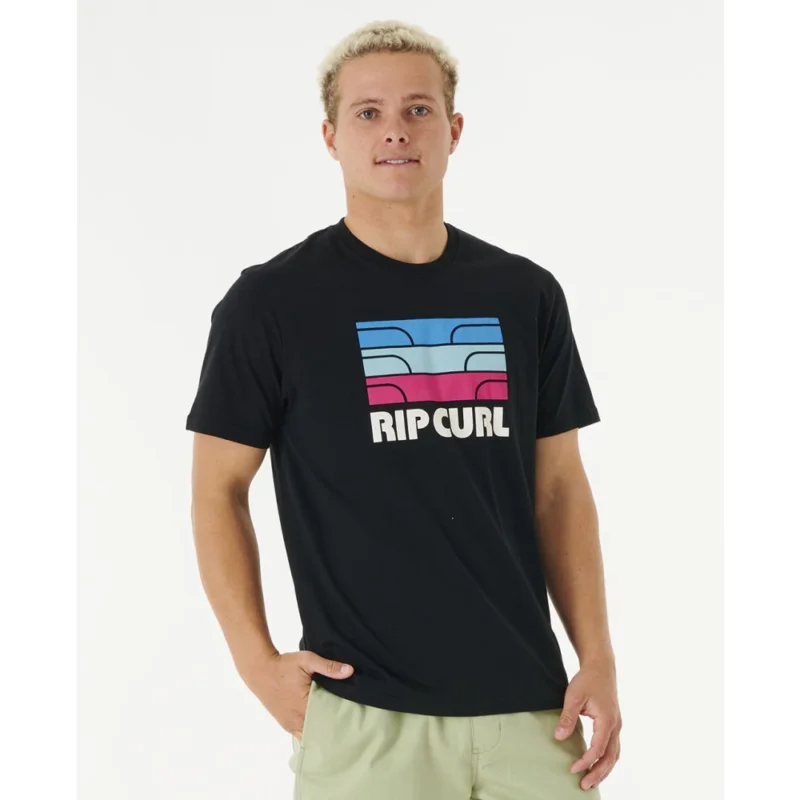 T-SHIRT RIP CURL SURF REVIVAL WAVING Vente Flash