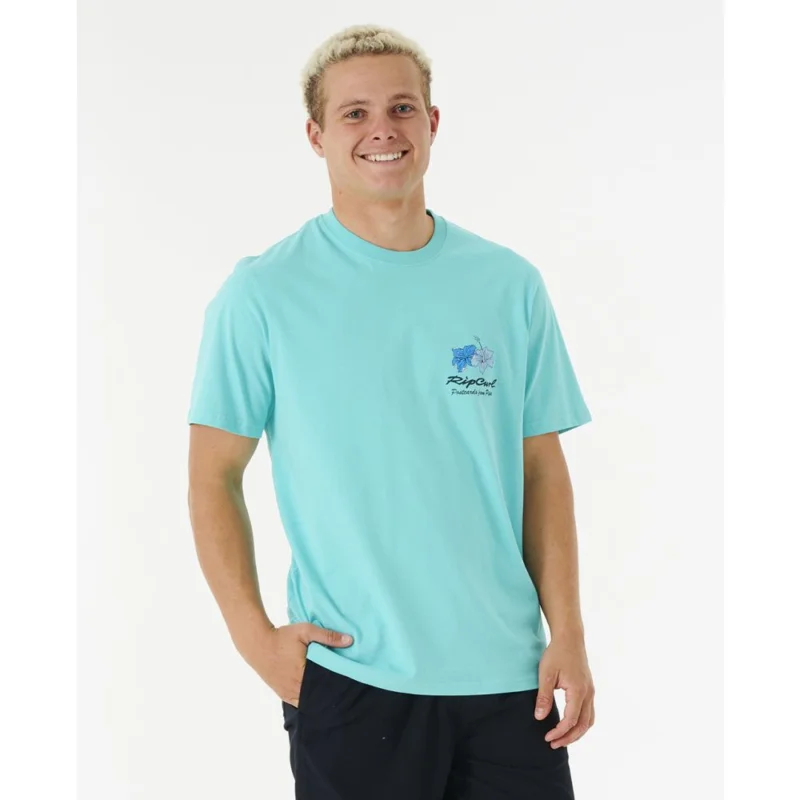 T-SHIRT RIP CURL POSTCARDS HIBISCUS Certifié