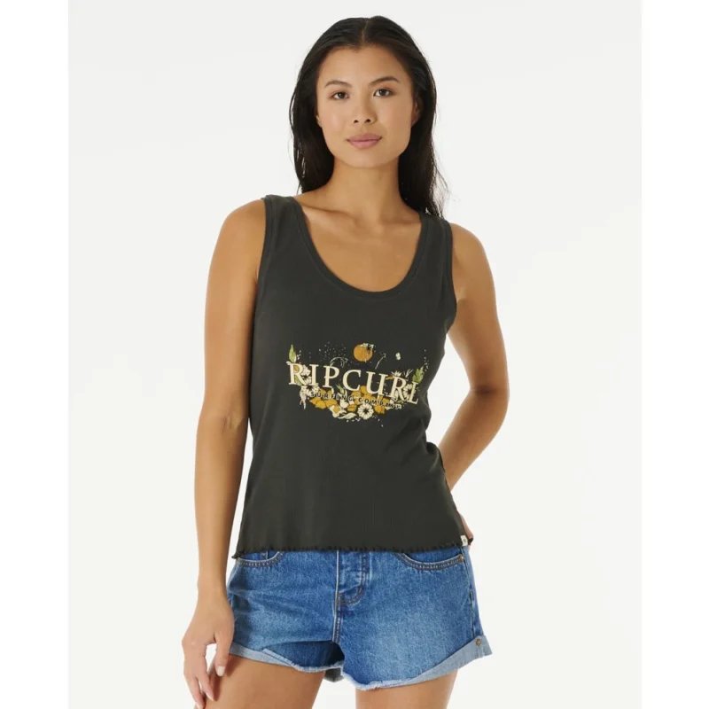 T-SHIRT RIP CURL OCEANS TOGETHER RIBBED Prix Promo