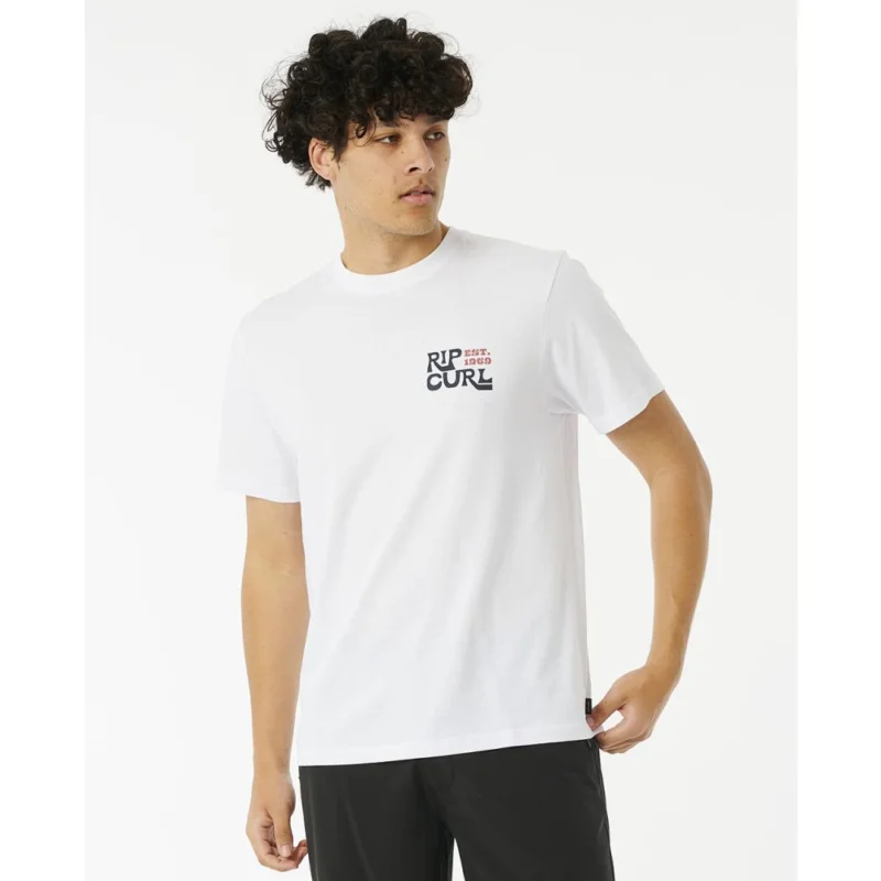 Prix Choc T-SHIRT RIP CURL PACIFIC RINSE
