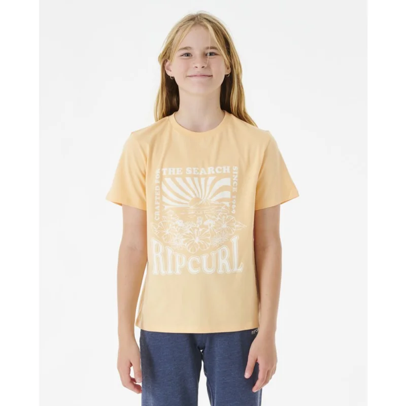 Haute Qualité T-SHIRT RIP CURL TROPICAL SUNSET