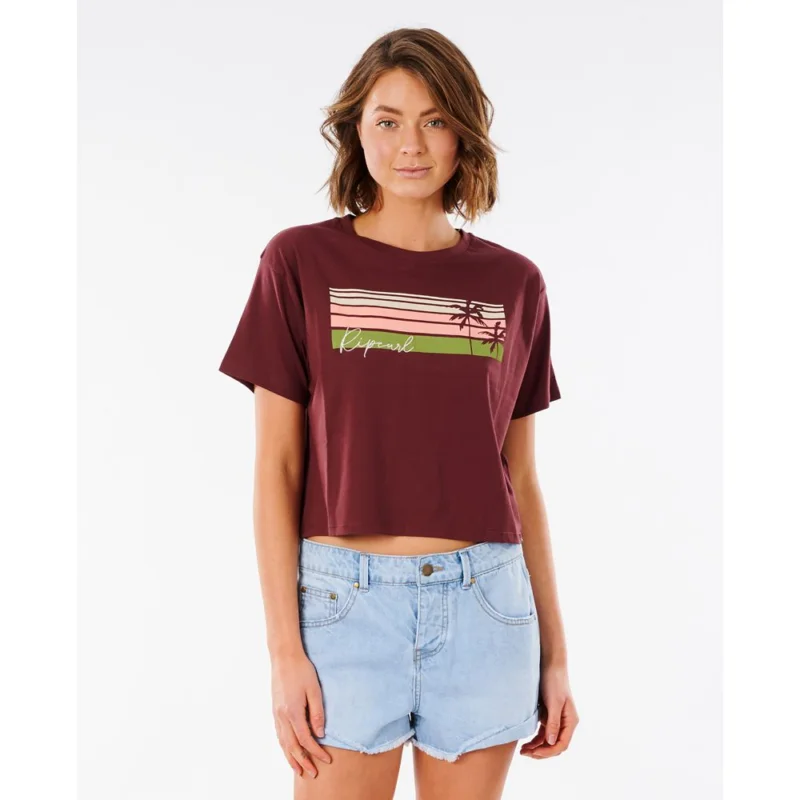 Paiement Sécurisé T-SHIRT RIP CURL TALLOWS CROP