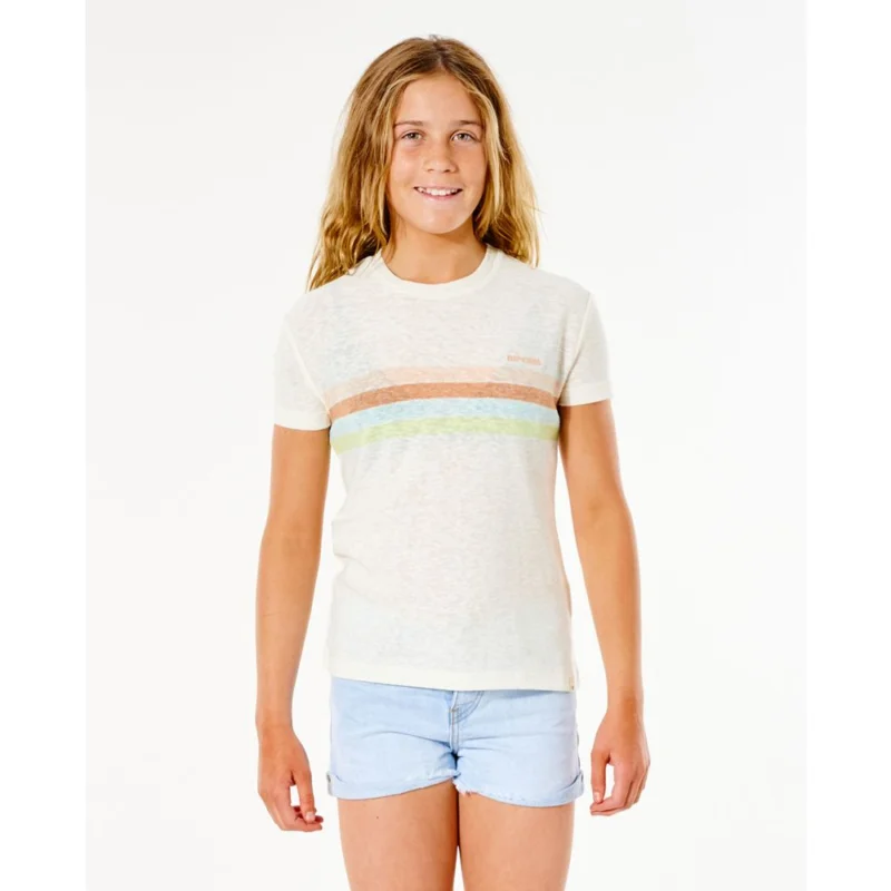 Nouvelle Collection T-SHIRT RIP CURL TWIN FIN STRIPE