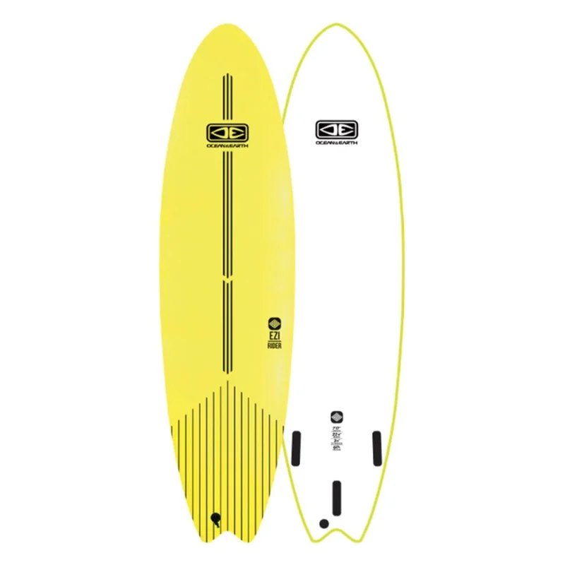 PLANCHE DE SURF OCEAN EARTH EZI RIDER 6‘6‘‘ - LIME Promotion Saisonnière