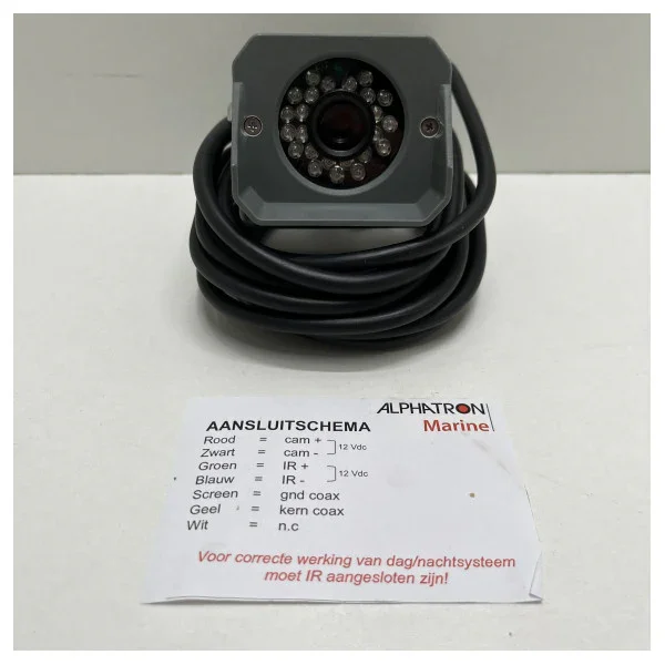 Certifié Alphatron Alphaam Mini Pu IR 16.0 mm Marine Proof camera - 3213.0404