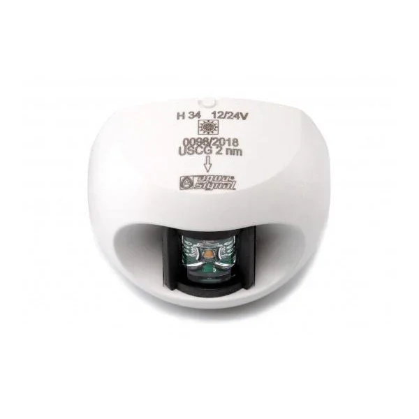Prix Promo Aqua Signal Series 34 LED Stern Light White 12/24V Navigation Light - 3852101000