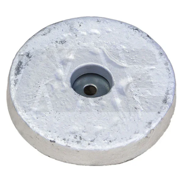 Aluminum Bolt -On Disc Anode ∅160x25mm - M12AB Certifié