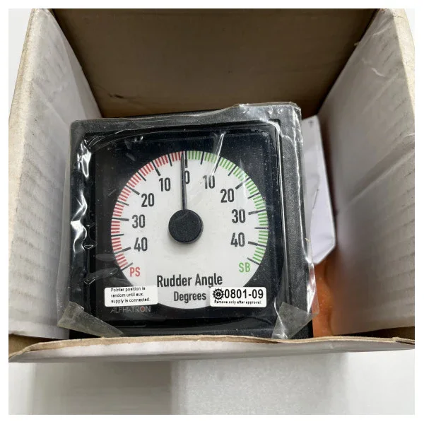 Pas Cher Deif XL96 Rudder Angle Indicator White 35-0-35