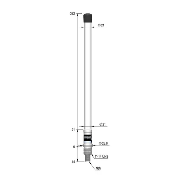 Expédition Rapide AC Antenna 4G Multiband Antenna 44 cm - 400006 -T