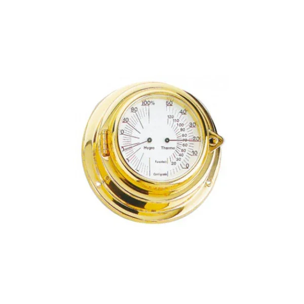 Barostar 125 mm Bronze Thermo -hygrometer - 5353023 Jusqu'à Épuisement Des Stocks