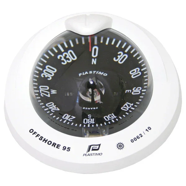 Dernier Modèle Plastimo Offshore 95 Liquid compass with black rose 12V - 57636