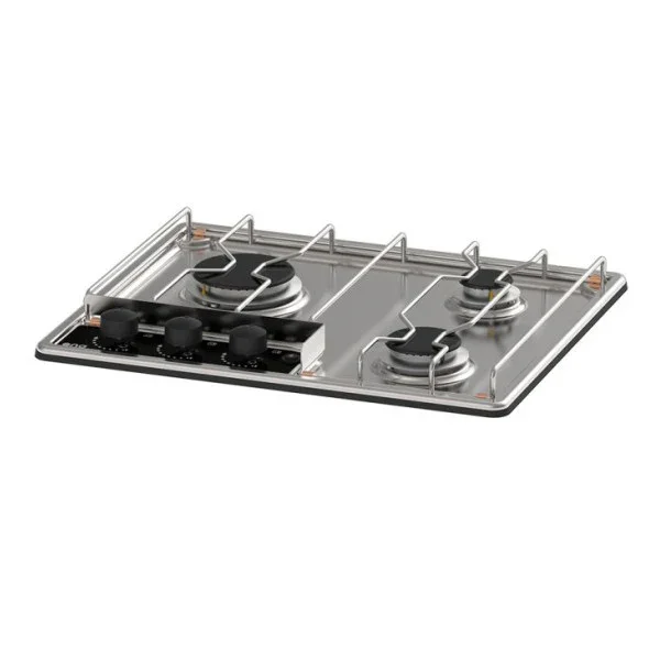 Eno Master 3 -Burner Stainless Steel Gas Stove - 433340015301 Prix Promo