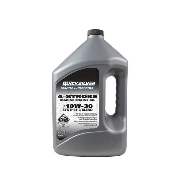 Offre Exclusive Mercury Quicksilver SAE 10W -30 Synthetic Engine Oil 3x 4L - 8m0152564