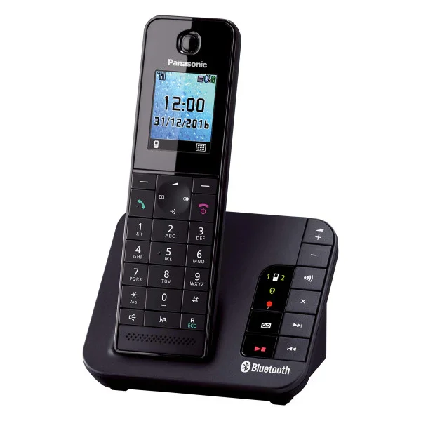 Must-Have Panasonic KX -TGH260 Wireless phone with Bluetooth - battery life of 10 hours