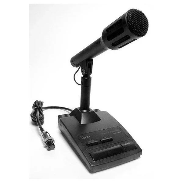 Pas Cher ICOM SM-20 Bureau Microphone with exceptional sound quality and adjustable arm