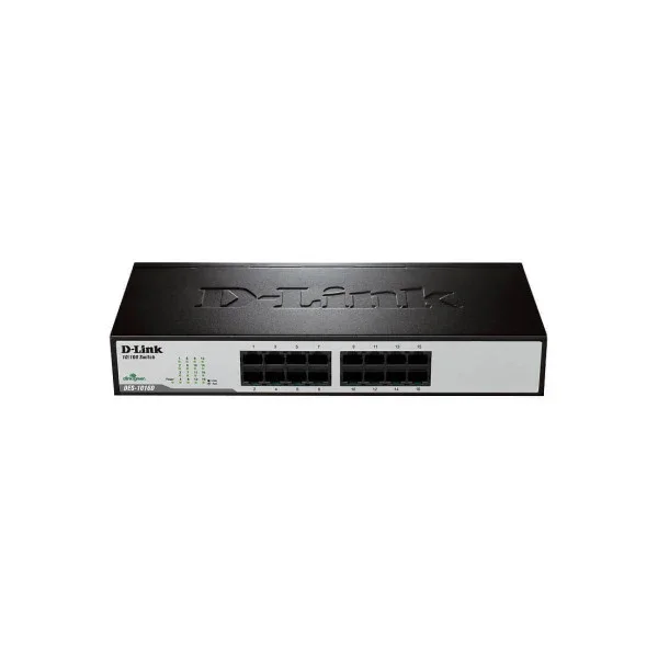 Achat Immédiat D-Link DES-1016D Network Switch-16 ports Gigabit Ethernet-Plug-and-Play