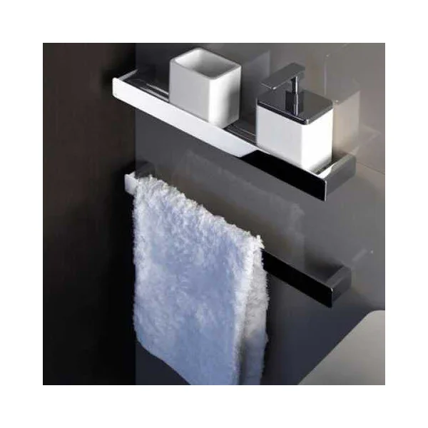 Commander Maintenant Gessi iSpa 41700-031 Chrome Tower Holder Stylish Design 45 cm